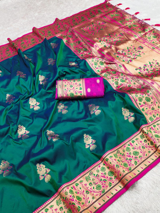 Soft Pethani silk saree