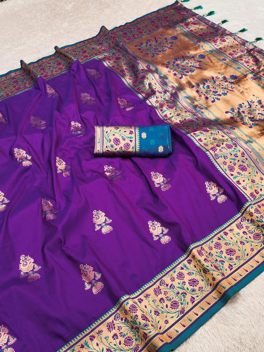 Soft Pethani silk saree