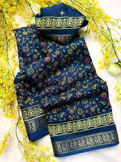Soft mul mul cotton silk sarees