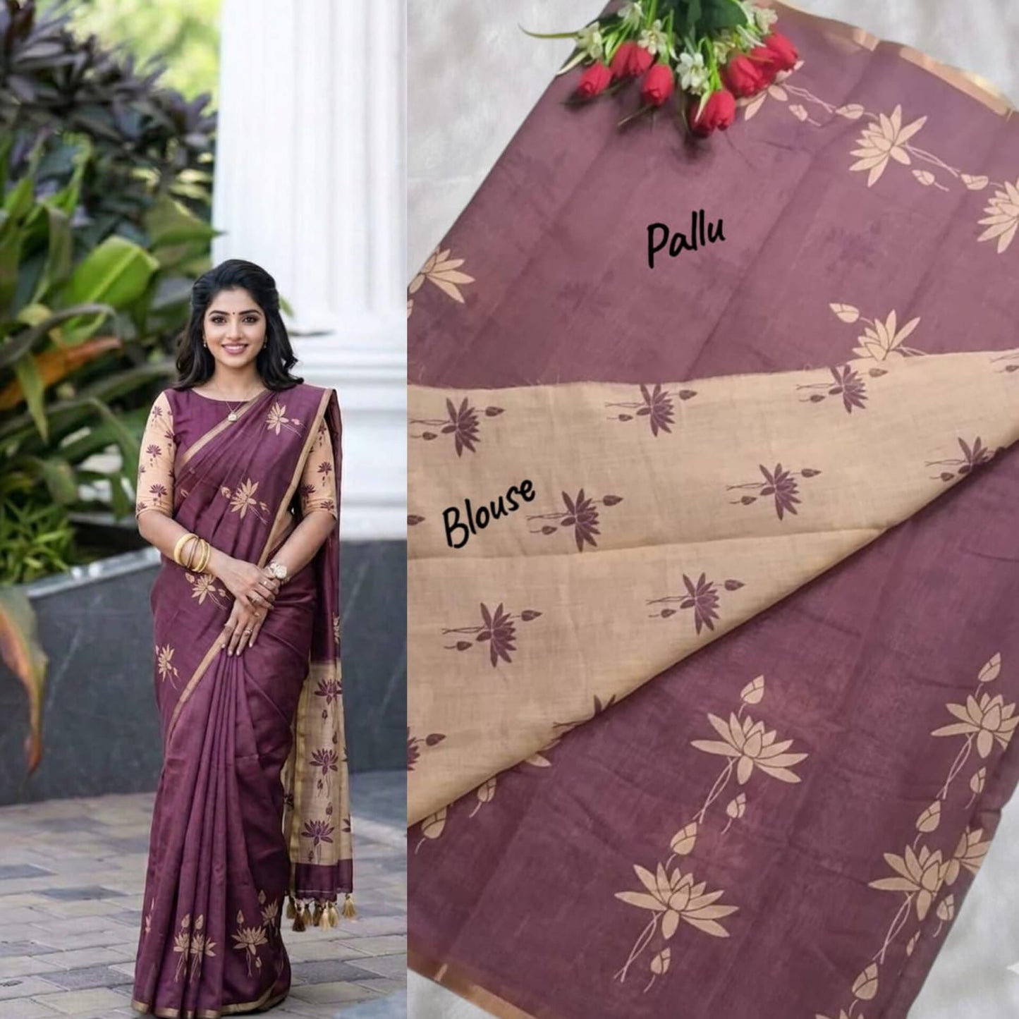 Pure Soft Linen Cotton digital print