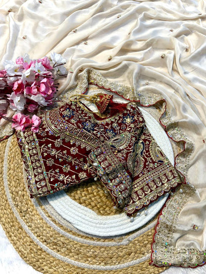 saree  with  stitched blouse