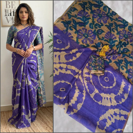 Pure Soft Linen Cotton digital print
