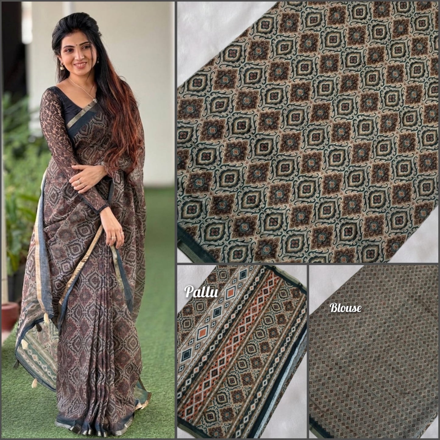 Pure Soft Linen Cotton digital print