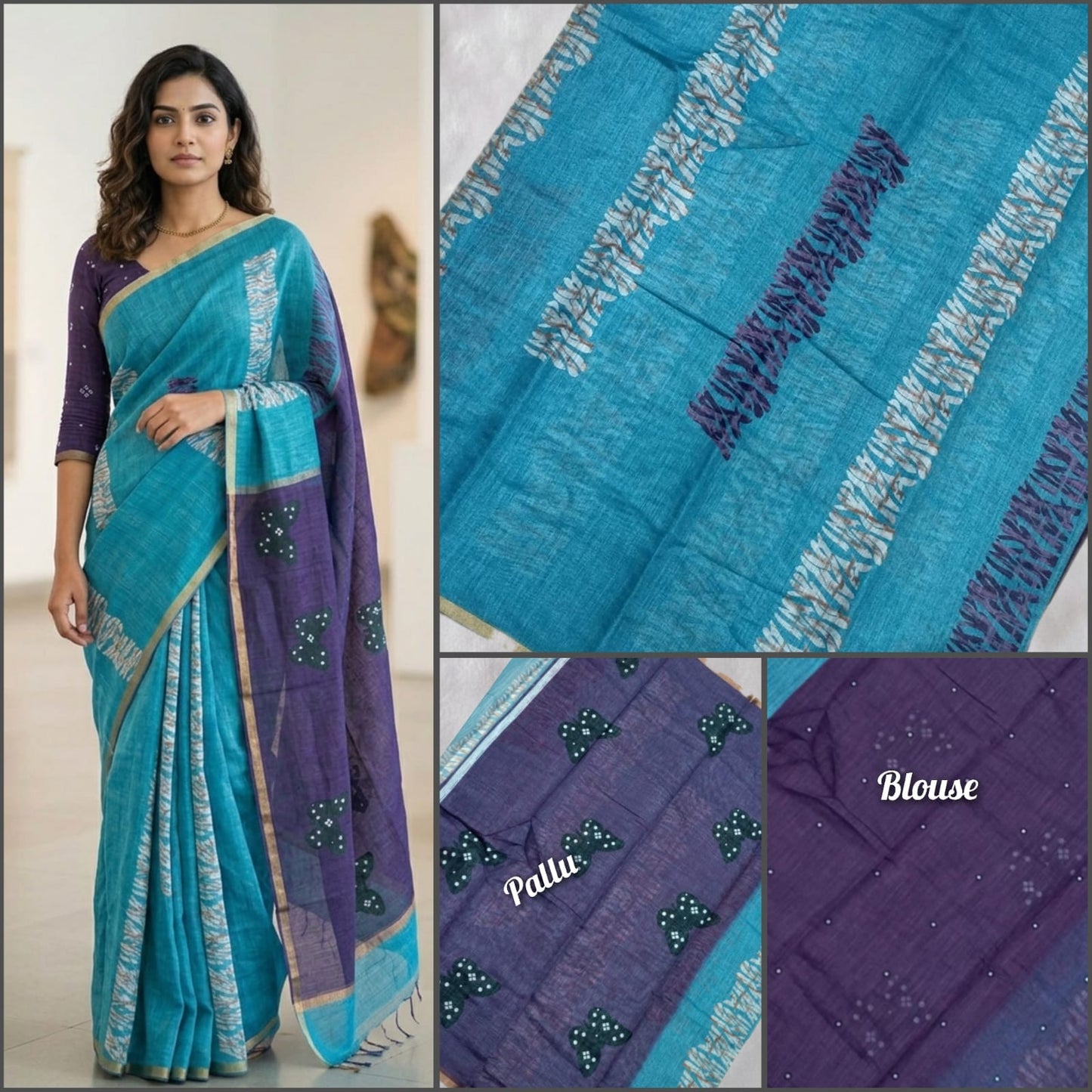Pure Soft Linen Cotton digital print