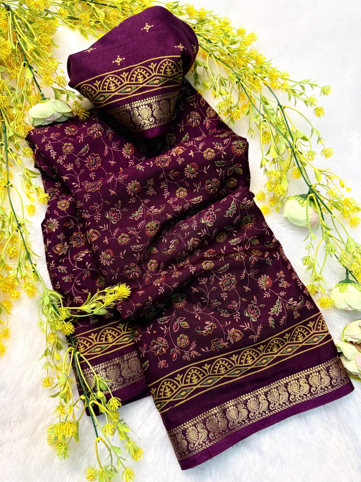 Soft mul mul cotton silk sarees