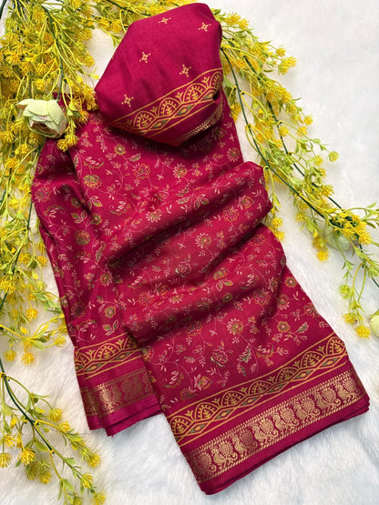 Soft mul mul cotton silk sarees