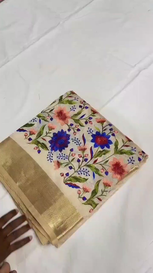 Pure Tissue kerala kasavu