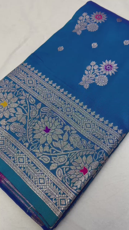 Soft banarasi silk saree