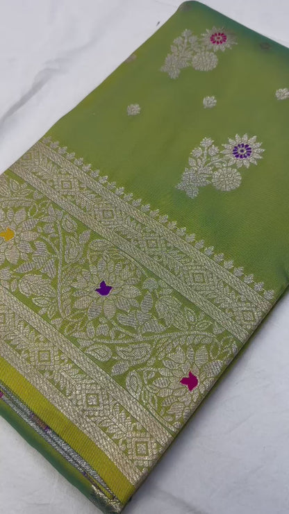 Soft banarasi silk saree