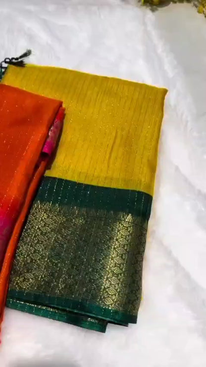 Heavy riko zari saree