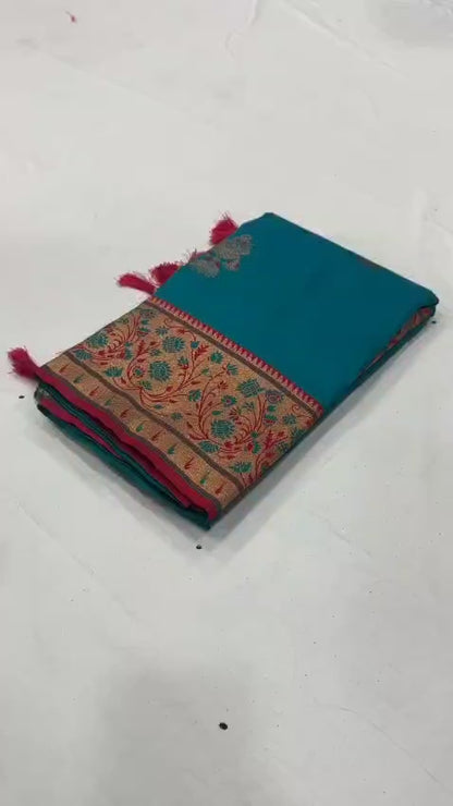 Soft Pethani silk saree