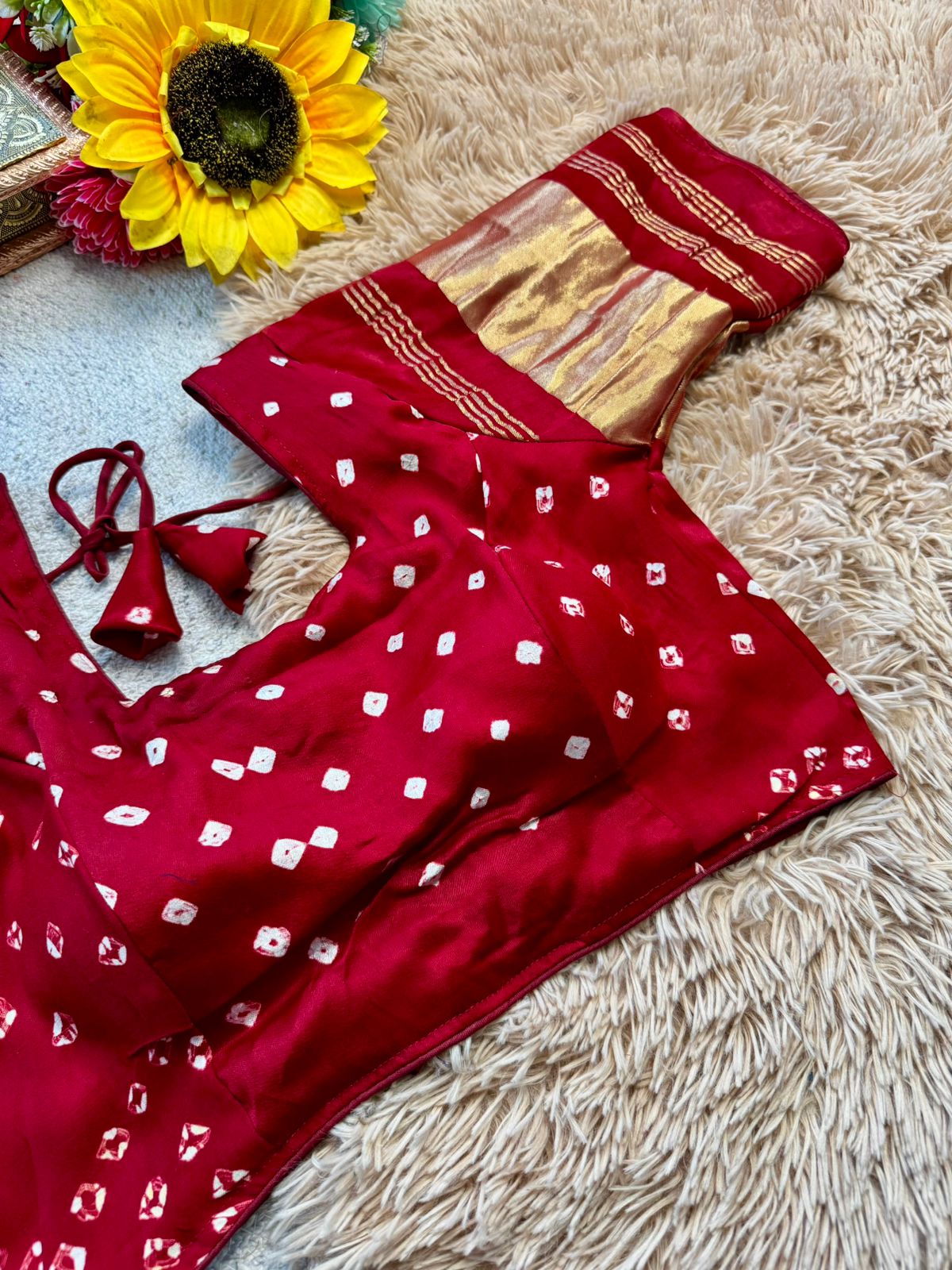 Pure Gaji Silk Blouse Only ( JP11 )