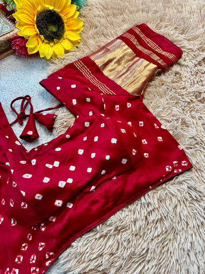 Pure Gaji Silk Blouse Only ( JP11 )