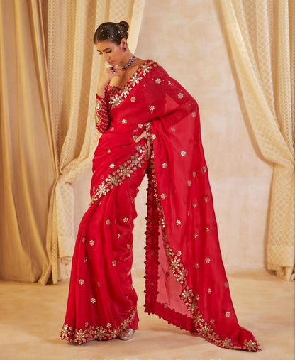 Saree Of Heavy quality Faux Georgette

( JP39)