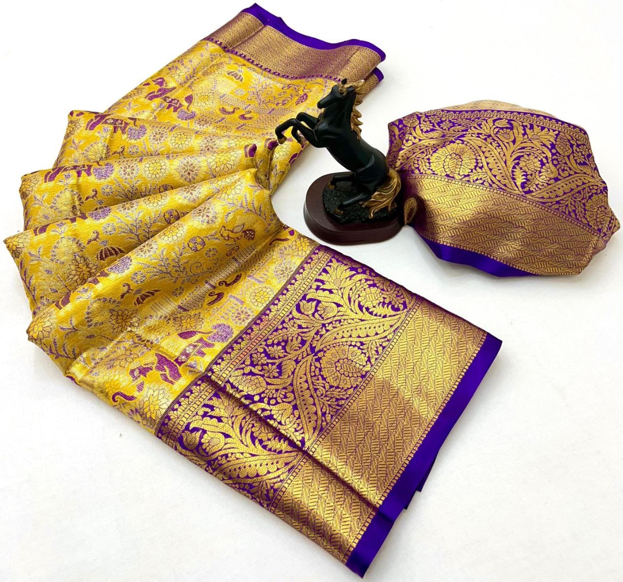 Beautiful kanchipuram inspired silk sarees