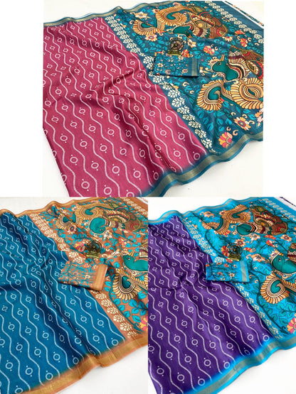 Soft and Pure Tussar Silk Saree