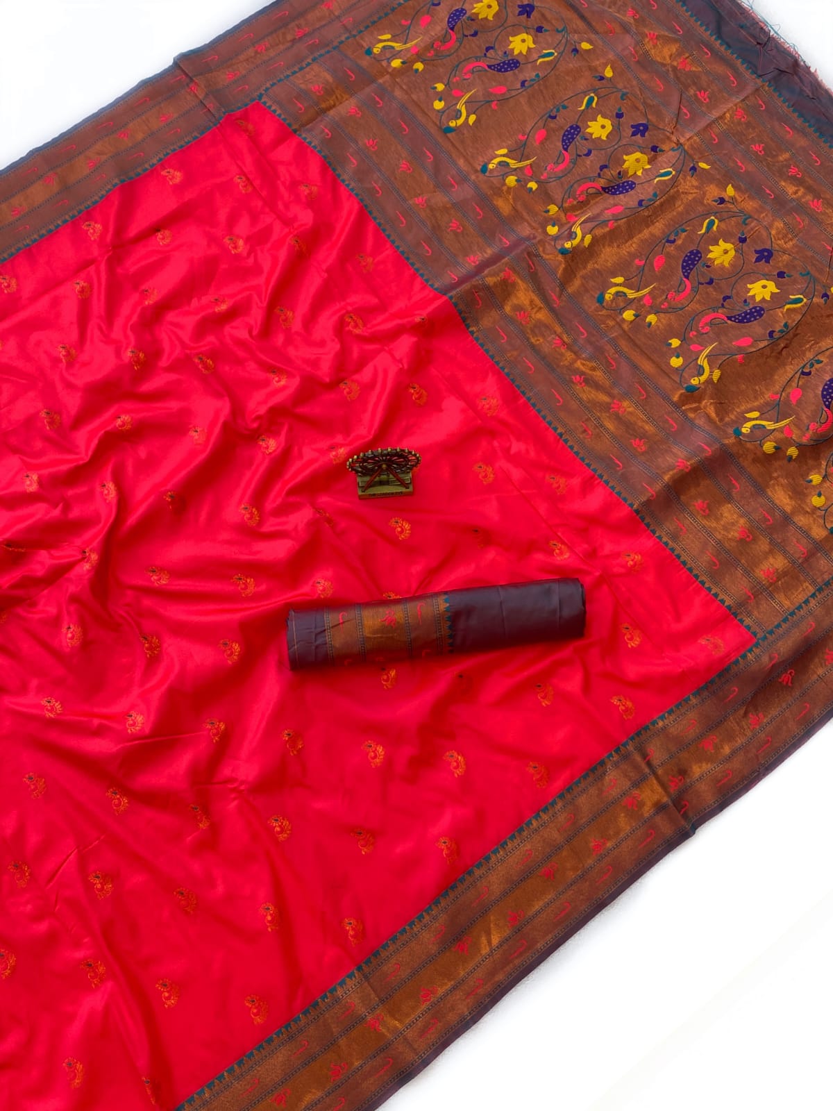 Pure Soft Banarasi Paithani Silk Saree 
( JP28 )