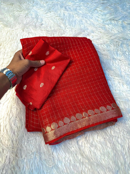 Pure viscose Georgette saree