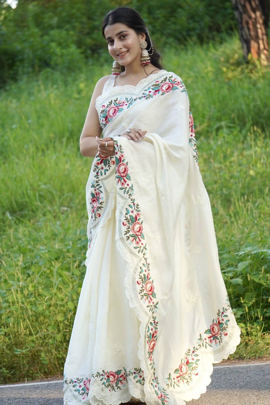 Pure Tussar silk saree