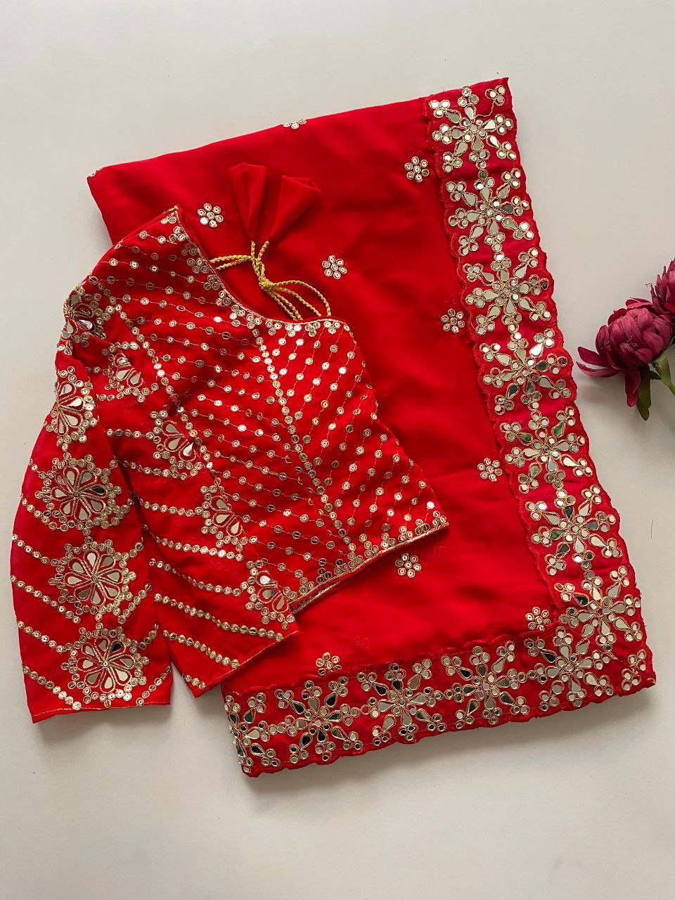 Saree Of Heavy quality Faux Georgette

( JP39)