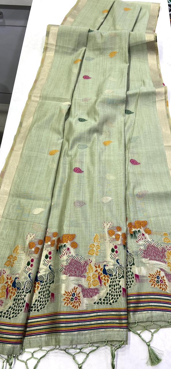 Munga Cotton Saree

( JP52)