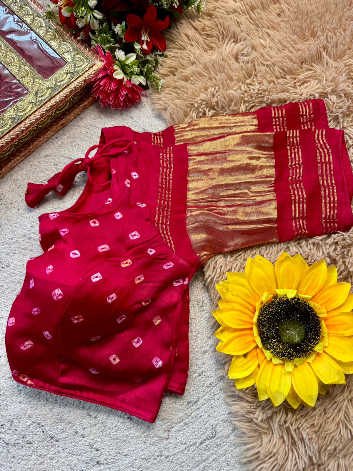 Pure Gaji Silk Blouse Only ( JP11 )