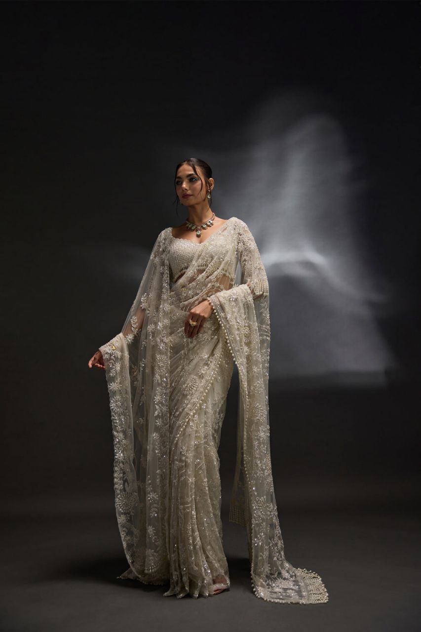 Full lSaree of Heavy Quality Mono Net  ( JP07 )
