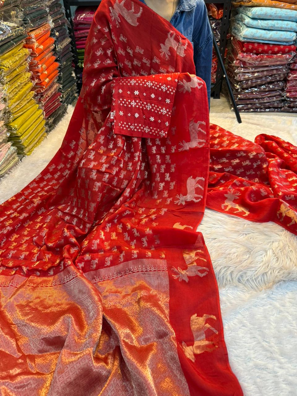 Pure soft Viscose dola Crepe silk