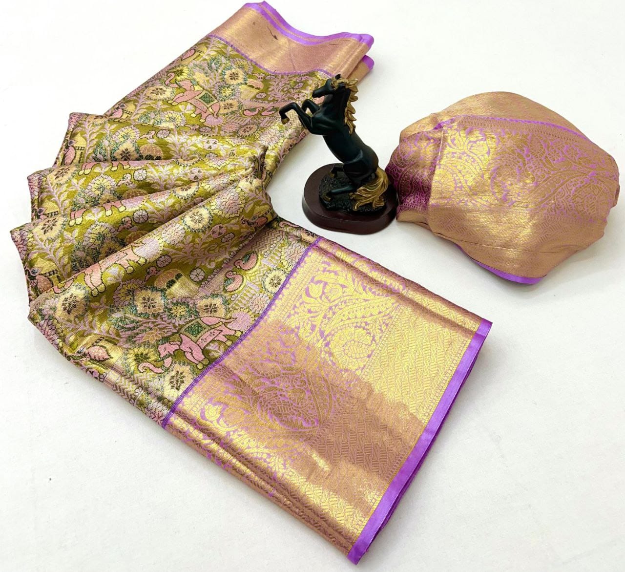 Beautiful kanchipuram inspired silk sarees