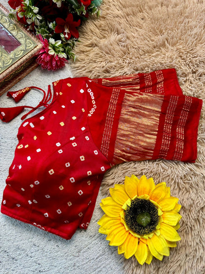 Pure Gaji Silk Blouse Only ( JP11 )