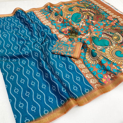 Soft and Pure Tussar Silk Saree
