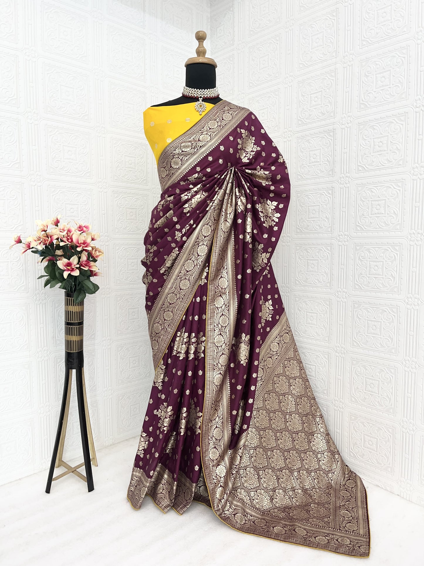 Heavy Dola Silk Saree ( JP73)