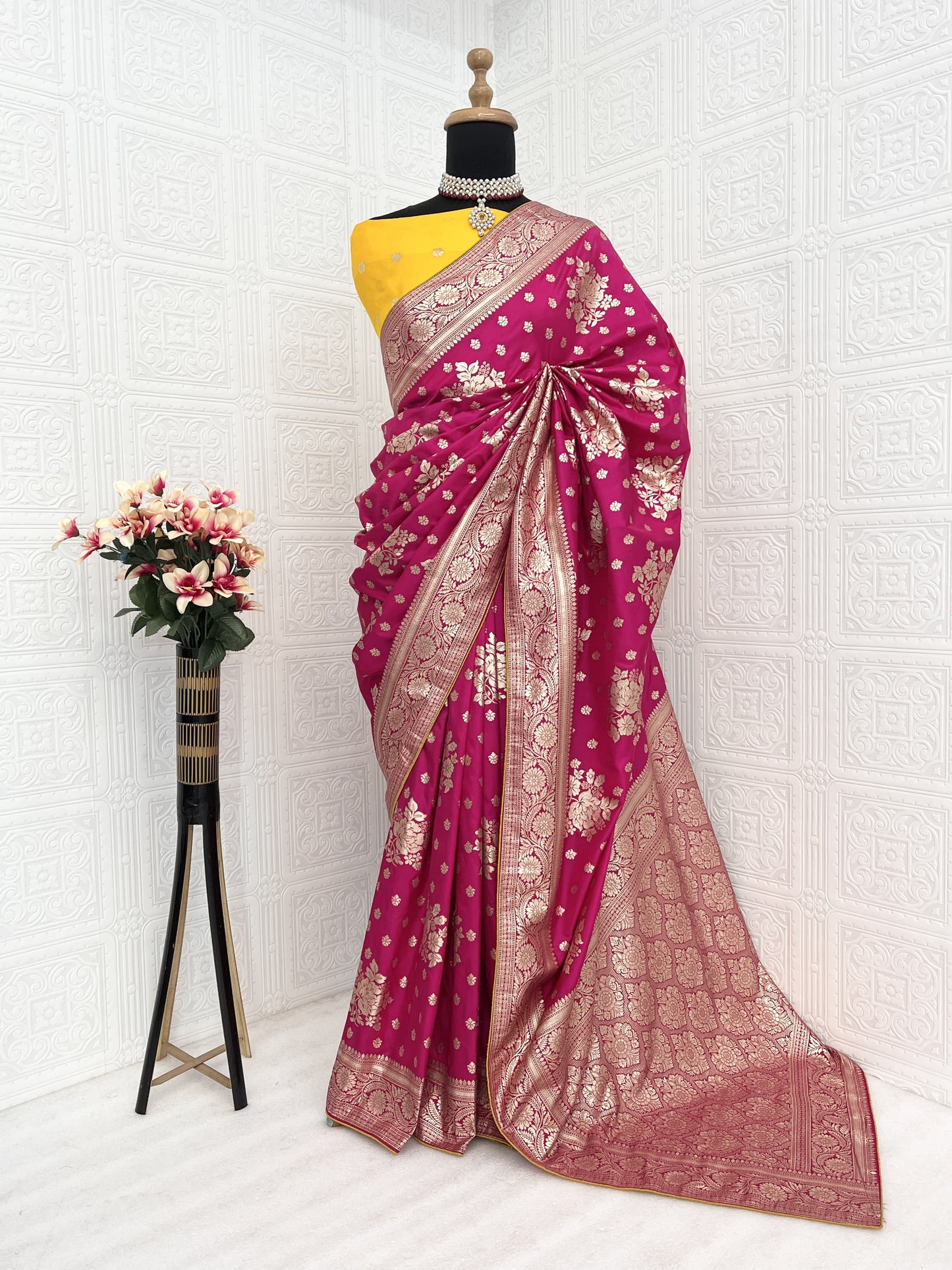 Heavy Dola Silk Saree ( JP73)