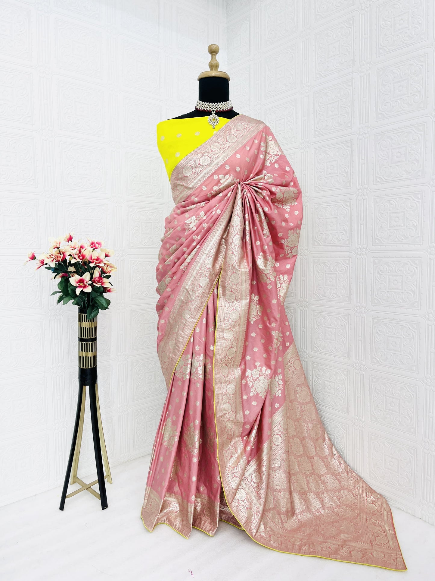 Heavy Dola Silk Saree ( JP73)