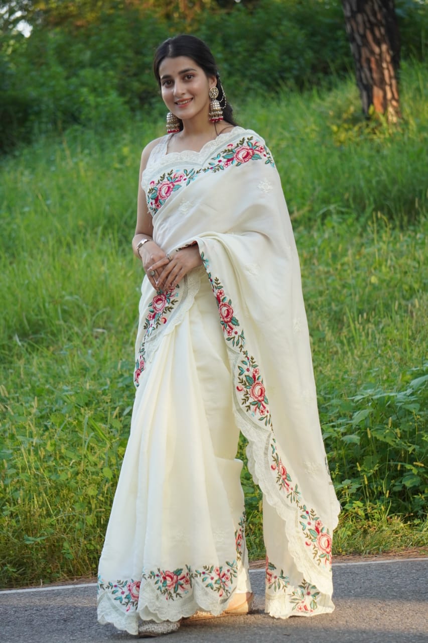 Pure Tussar silk saree