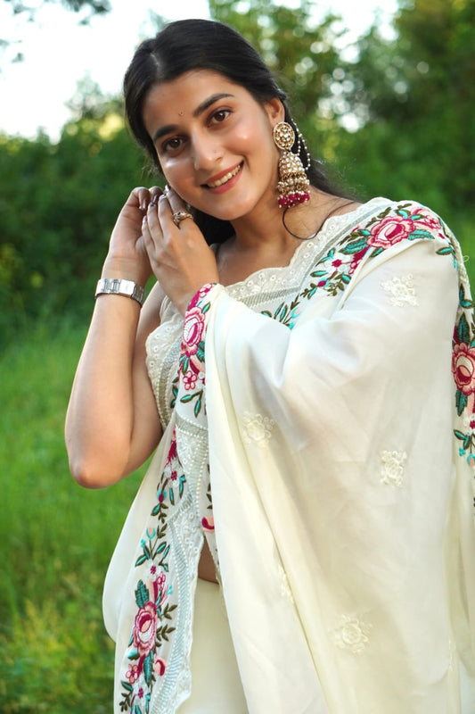 Pure Tussar silk saree