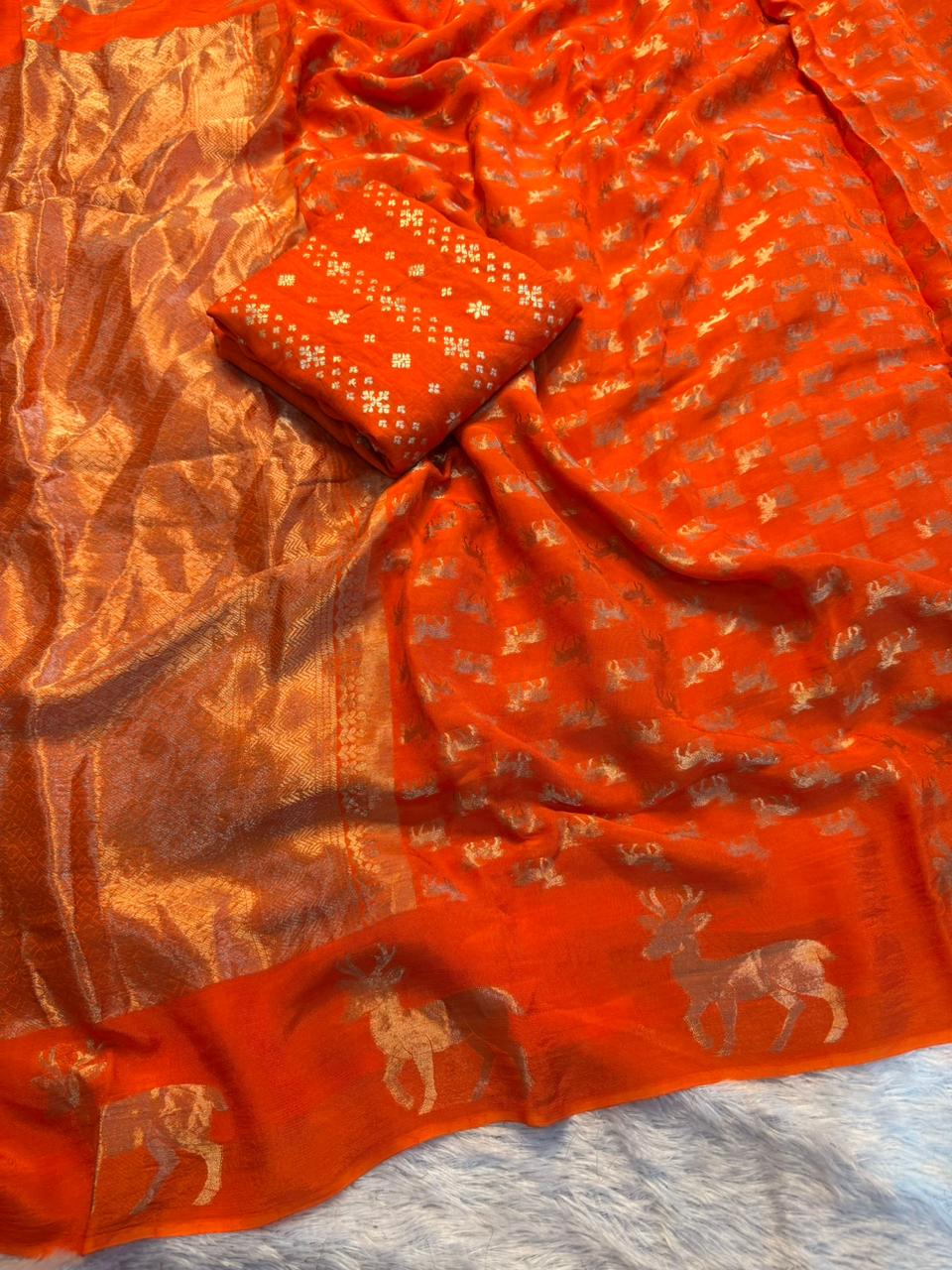 Pure soft Viscose dola Crepe silk