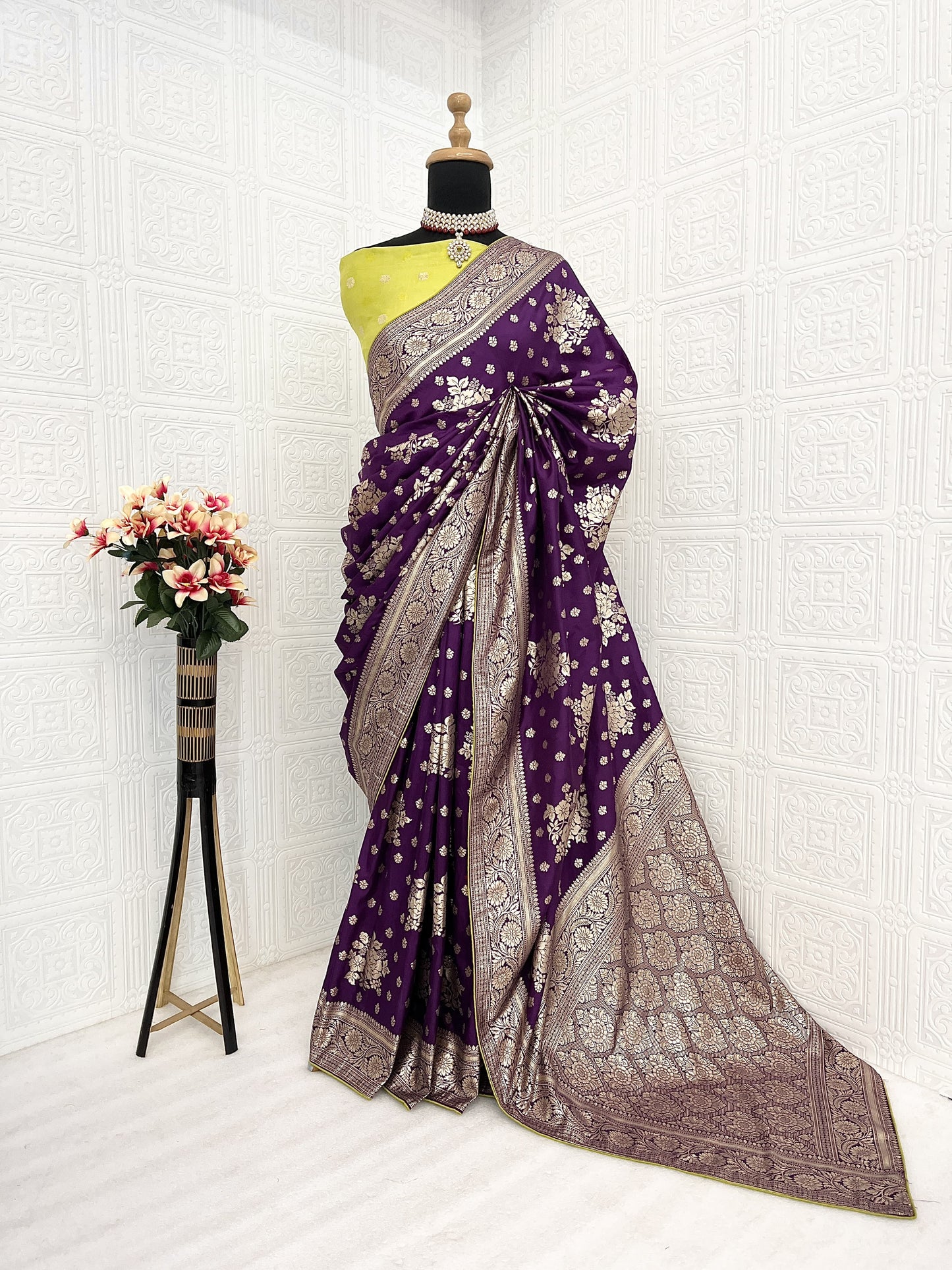 Heavy Dola Silk Saree ( JP73)