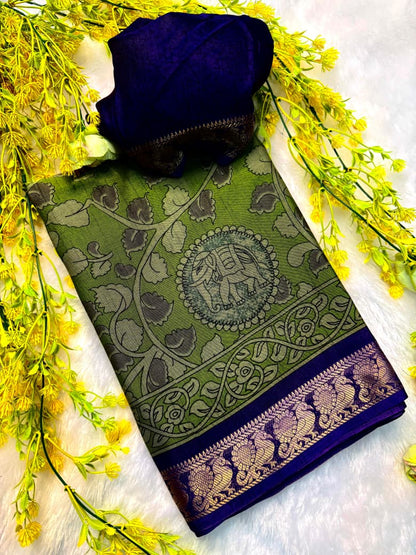 Soft bleck dola silk sarees