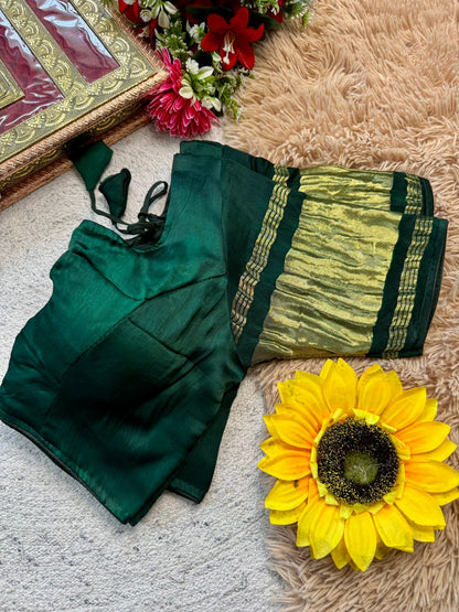 Pure Gaji Silk Blouse Only ( JP11 )