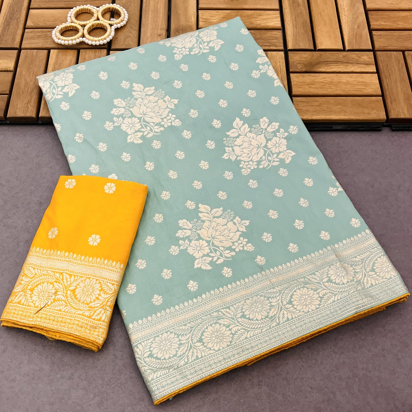 Heavy Dola Silk Saree ( JP73)