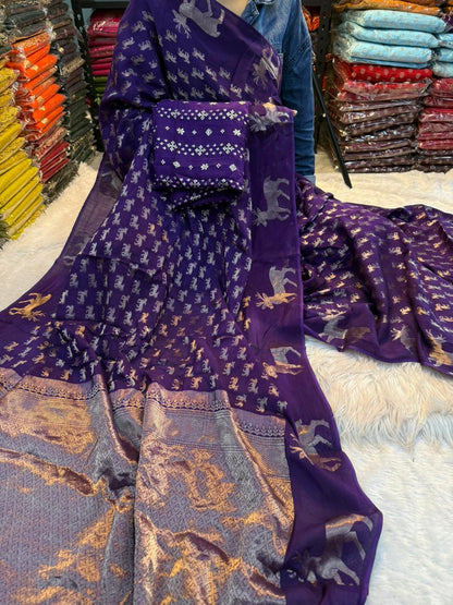 Pure soft Viscose dola Crepe silk