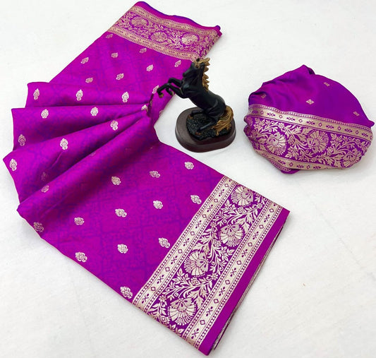 Premium Soft silk Weaving saree 
  ( JP09 )