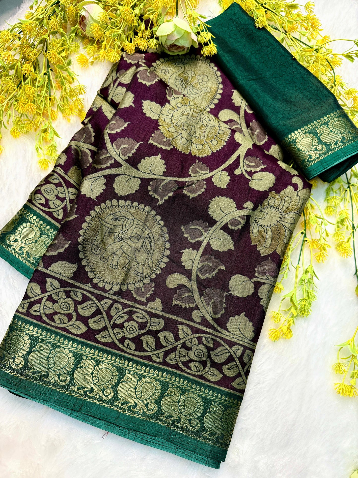 Soft bleck dola silk sarees