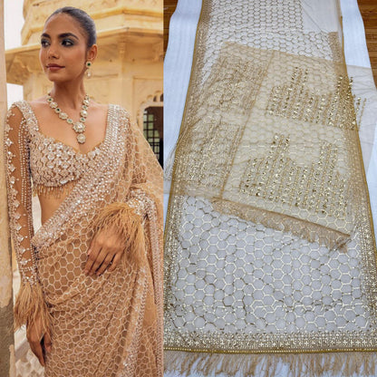Full Saree of Heavy Quality Butterfly Net

( JP37)