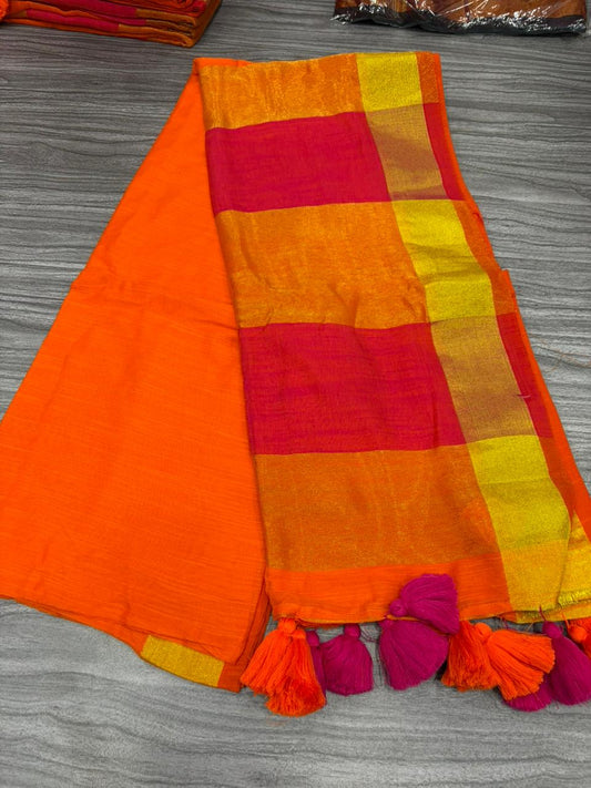 Viscos cotton saree
( JP14 )