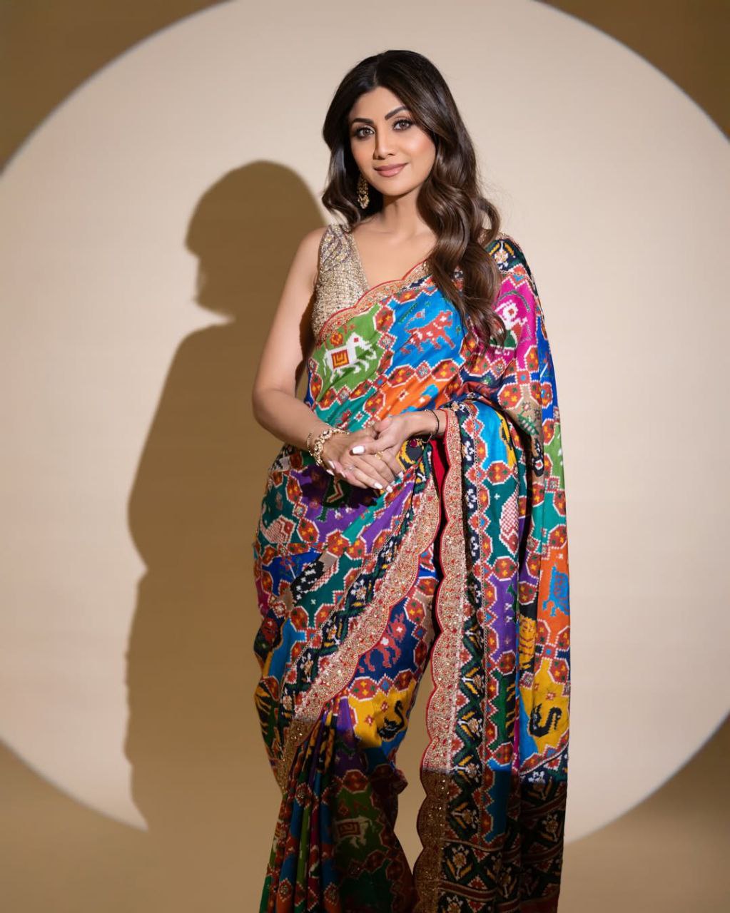 New Launching Bollywood SHILPA SHETTY KUNDRA Sequins Saree
  ( JP08 )