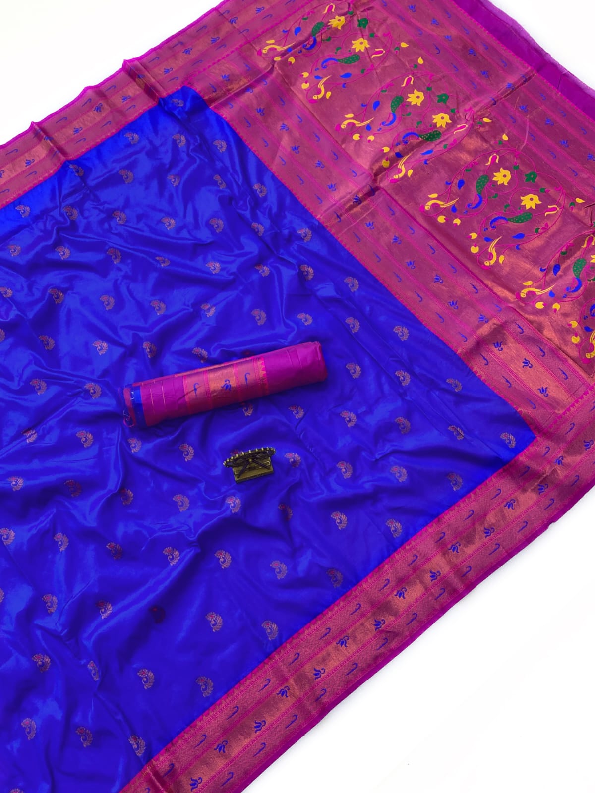 Pure Soft Banarasi Paithani Silk Saree 
( JP28 )
