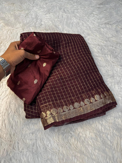 Pure viscose Georgette saree