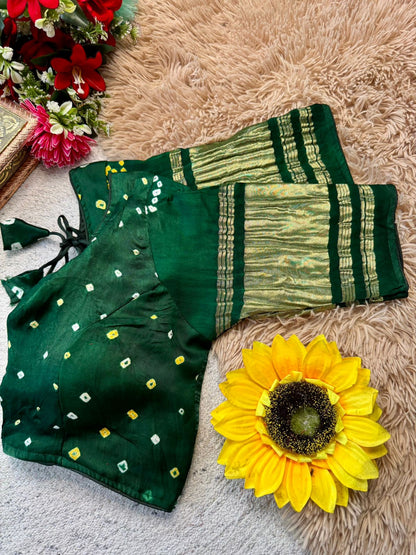 Pure Gaji Silk Blouse Only ( JP11 )